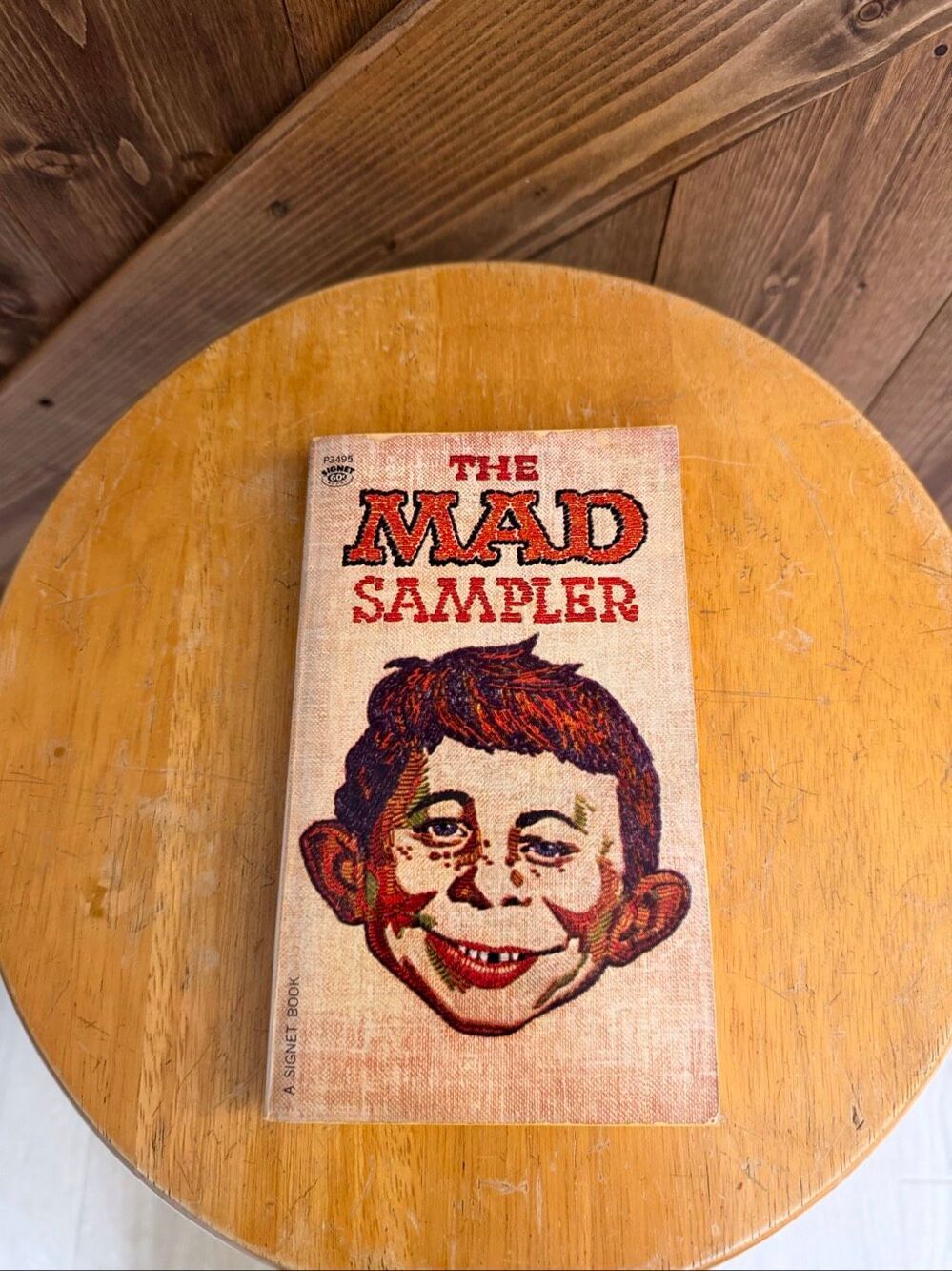 VTG The Mad Sampler Signet Book P3495 MAD Magazine Paperback Alfred E. Neuman (9